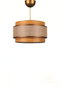 Opviq BK027 Lámpara de araña Marrón con altura ajustable